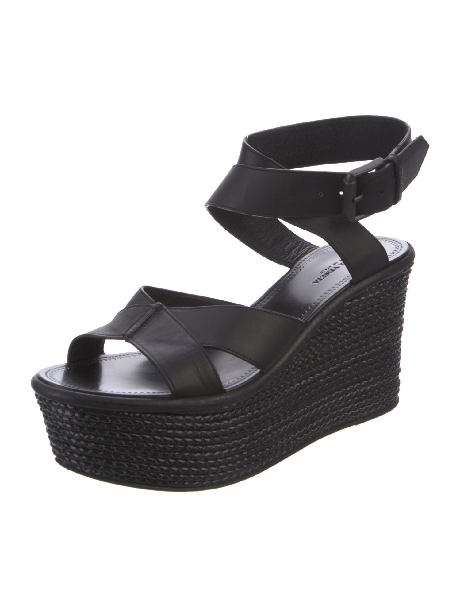 Bottega Veneta Leather Espadrilles