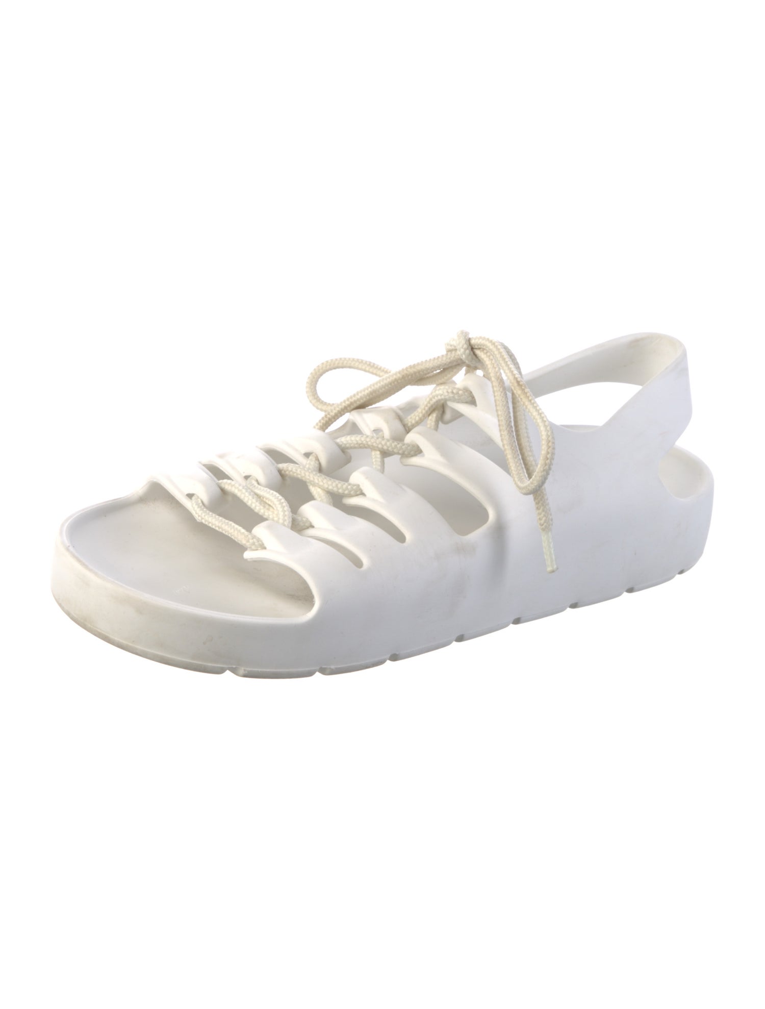 Bottega Veneta Rubber Slingback Sandals