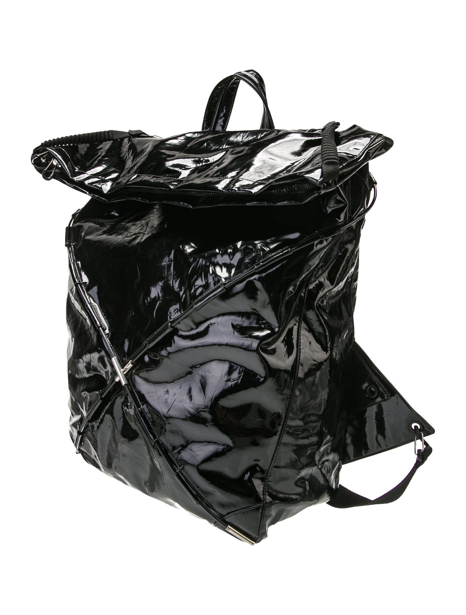 Bottega Veneta Patent Leather Backpack