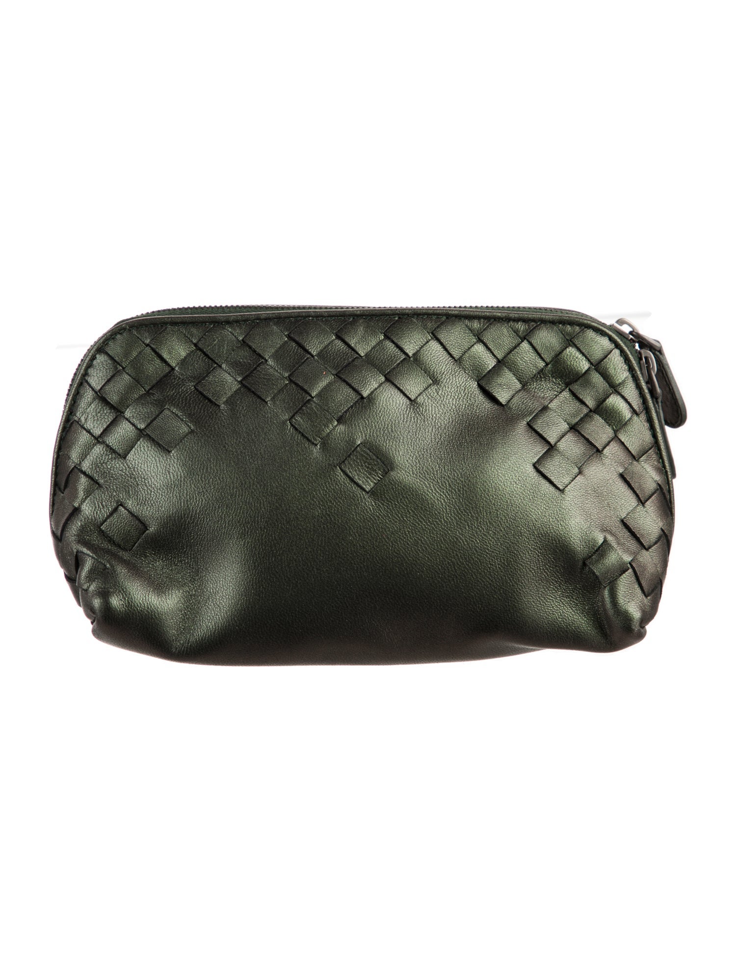 Bottega Veneta Leather Cosmetic Bag