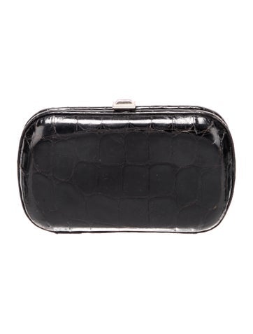 Bottega Veneta Clutches Alligator Minaudière Vintage