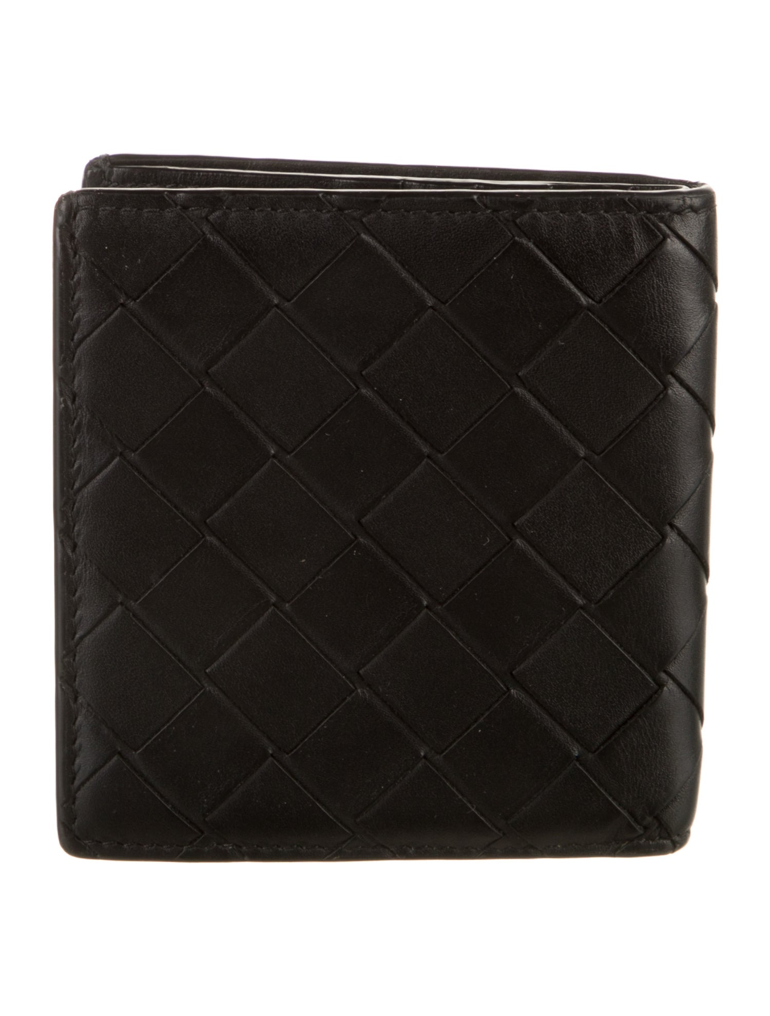 Bottega Veneta Intrecciato Weave Leather Bifold Wallet