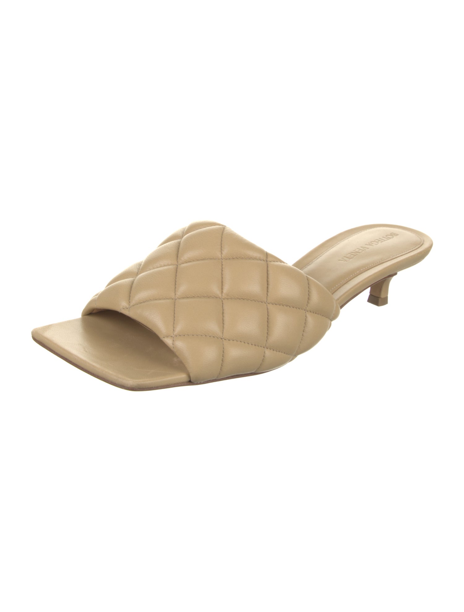Bottega Veneta Intrecciato Weave Leather Slides