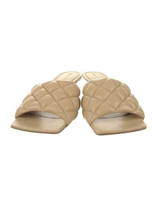 Bottega Veneta Intrecciato Weave Leather Slides