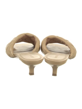 Bottega Veneta Intrecciato Weave Leather Slides