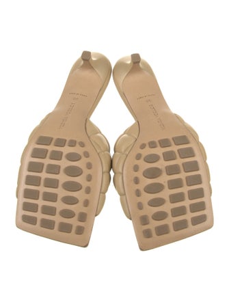 Bottega Veneta Intrecciato Weave Leather Slides