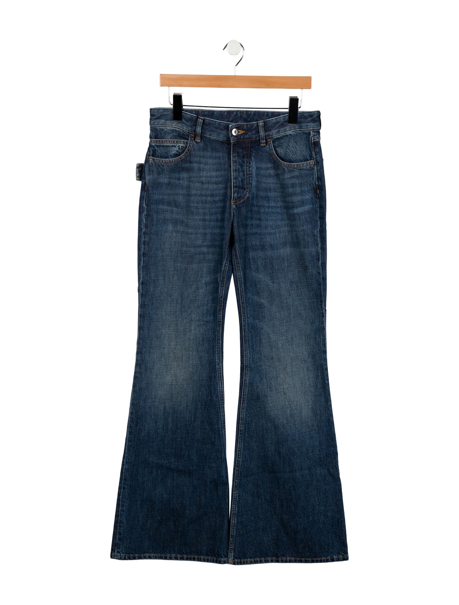 Bottega Veneta Mid-Rise Wide Leg Jeans w/ Tags