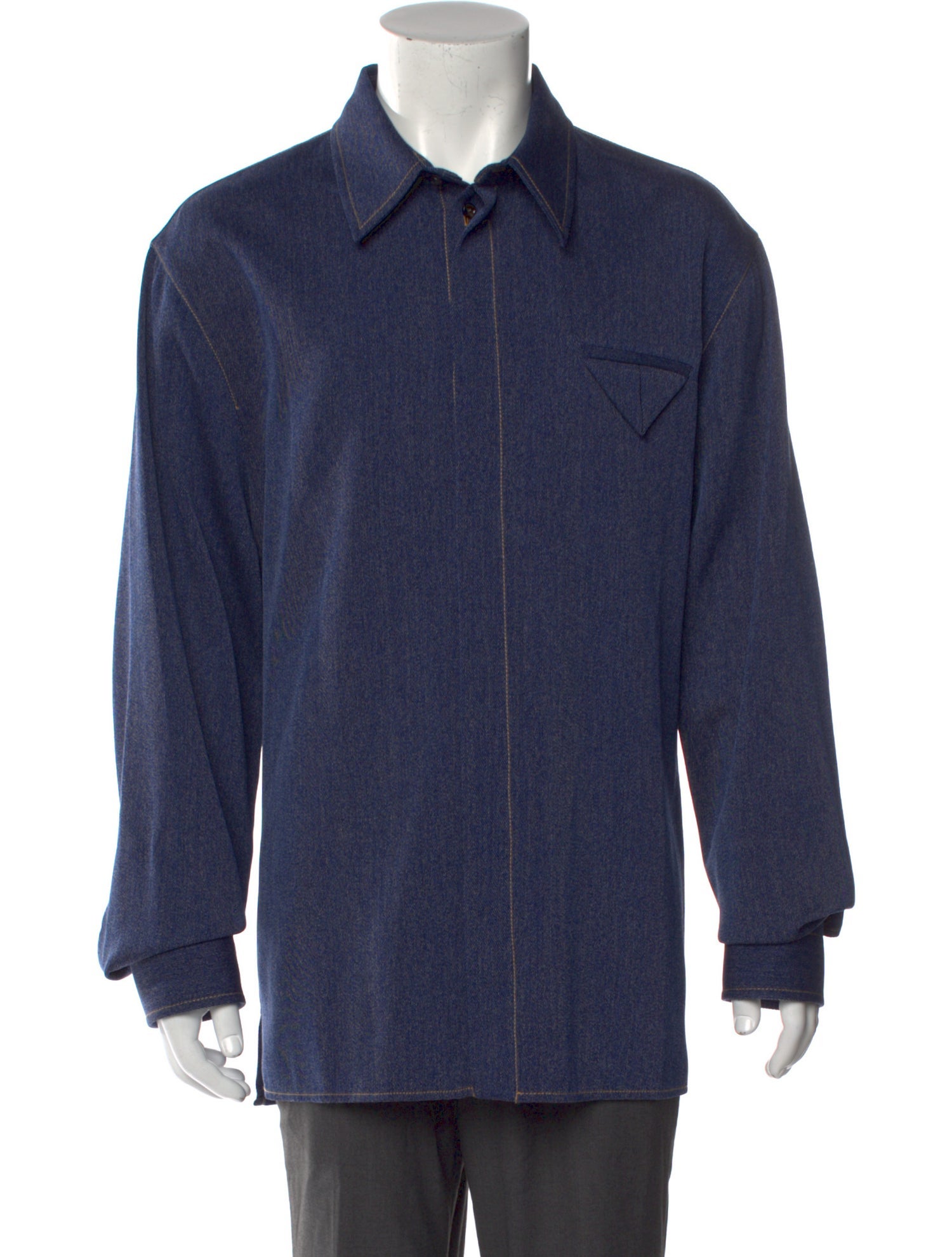 Bottega Veneta Wool Long Sleeve Shirt
