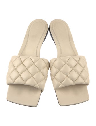 Bottega Veneta Leather Slides