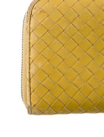 Bottega Veneta Intrecciato Weave Leather Continental Wallet