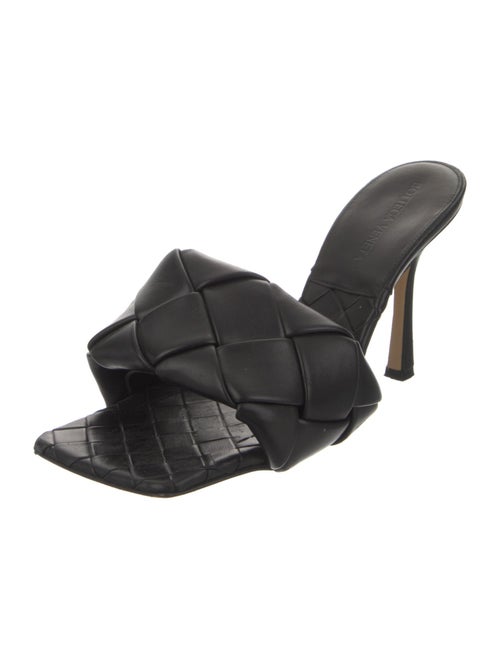 Bottega Veneta Intrecciato Weave Leather Slides