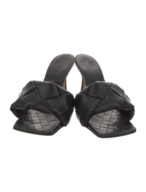 Bottega Veneta Intrecciato Weave Leather Slides
