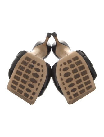 Bottega Veneta Intrecciato Weave Leather Slides