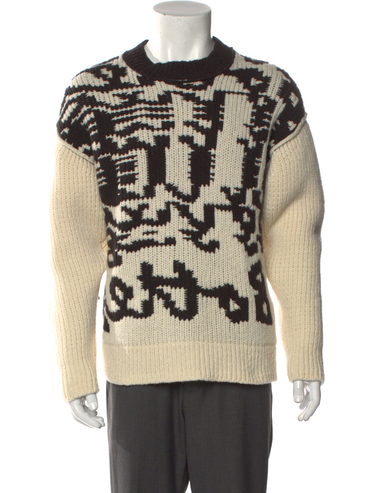 Bottega Veneta Wool Printed Pullover