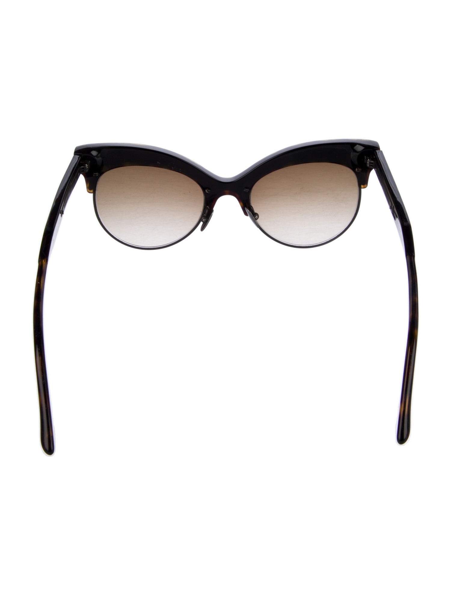 Bottega Veneta Intrecciato Weave Cat-Eye Sunglasses