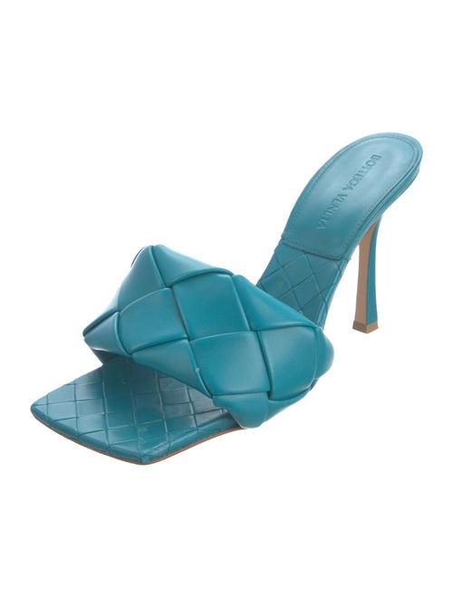 Bottega Veneta Intrecciato Weave Leather Slides