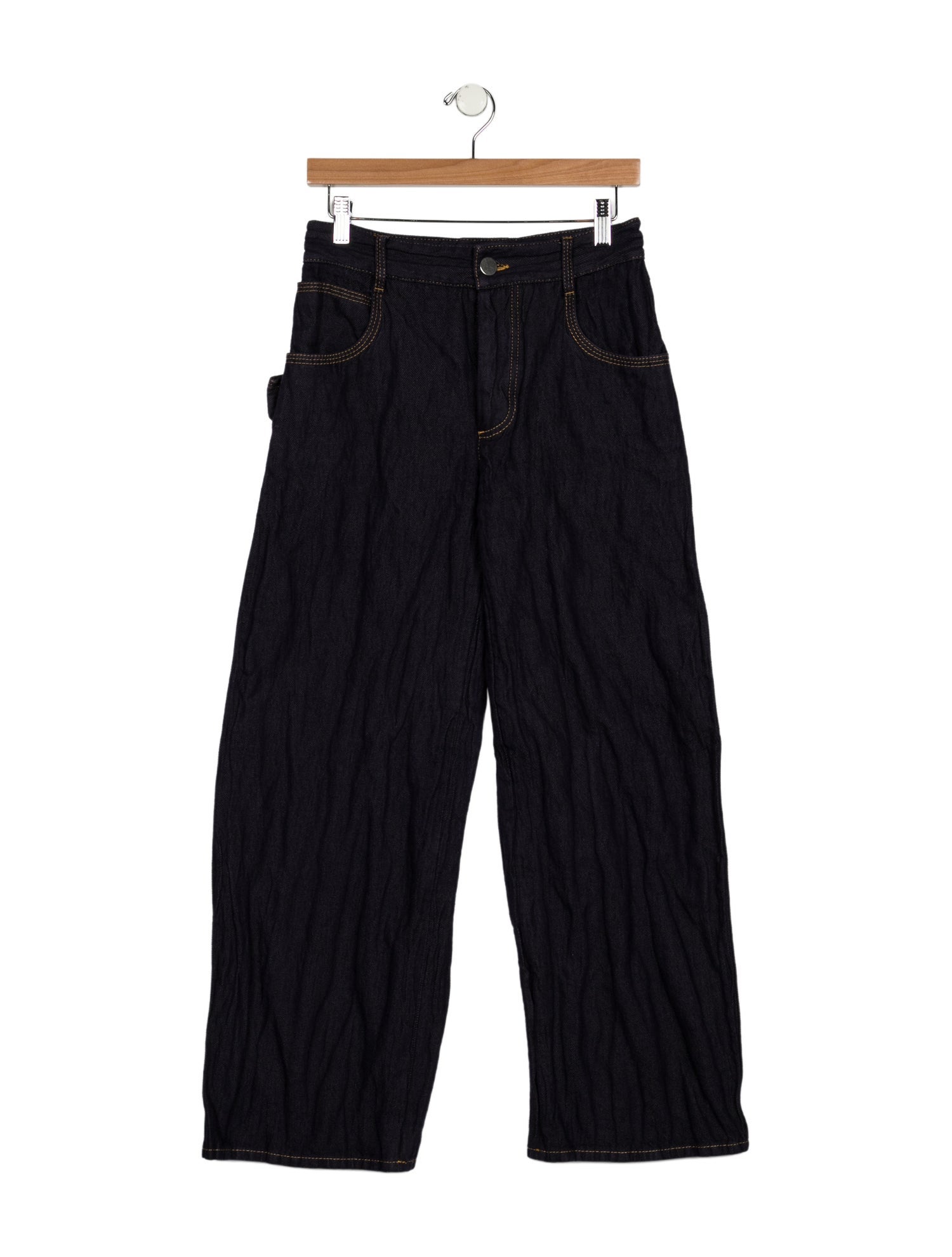 Bottega Veneta Mid-Rise Wide Leg Jeans