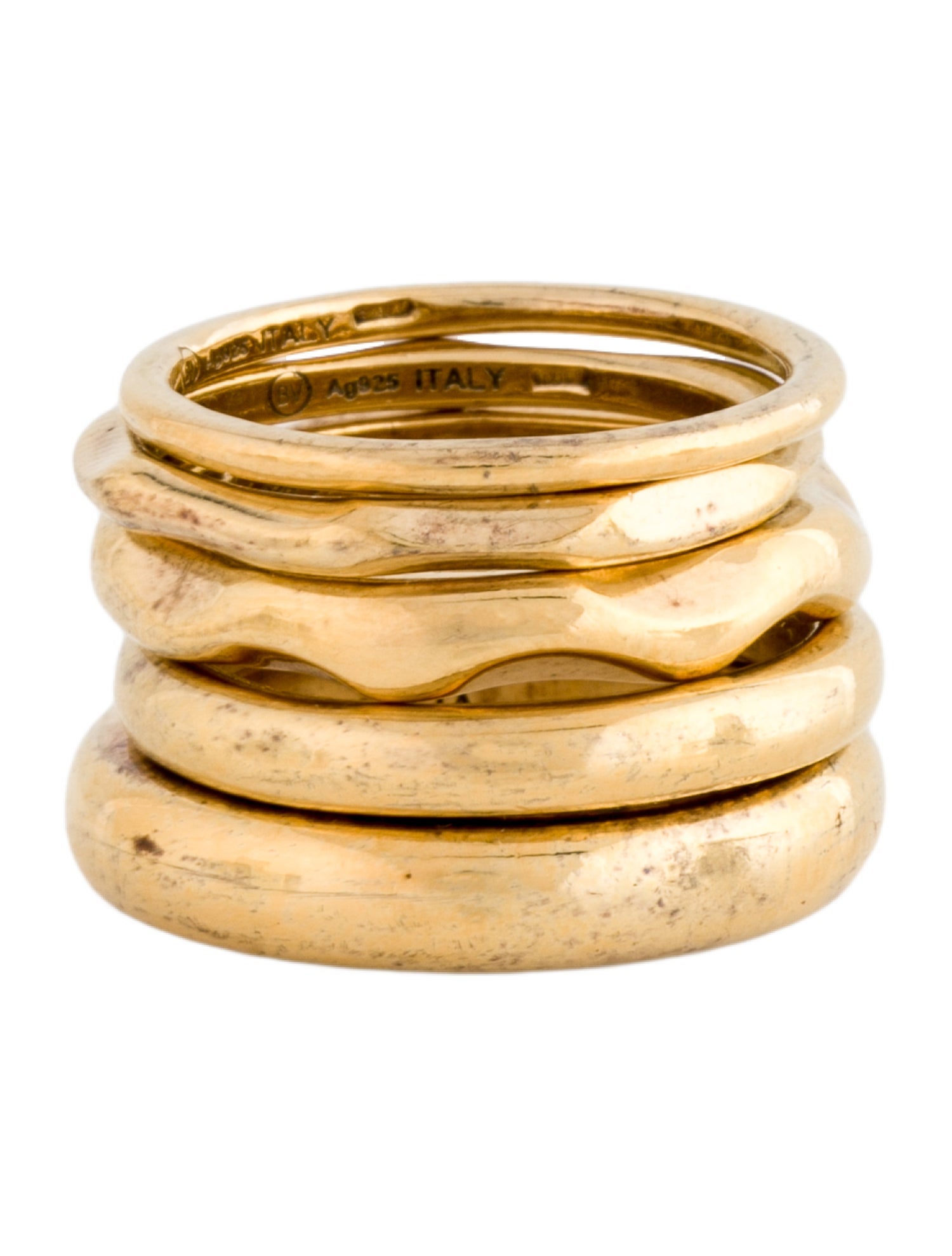 Bottega Veneta Stacking Ring Set