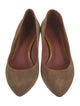 Bottega Veneta Suede Ballet Flats