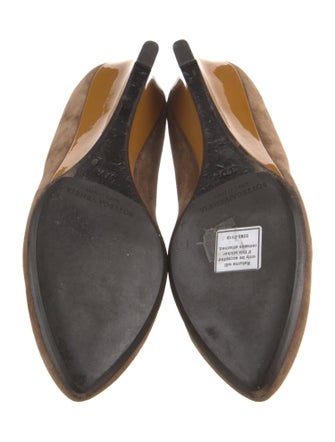 Bottega Veneta Suede Ballet Flats