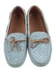Bottega Veneta Intrecciato Weave Suede Moccasins