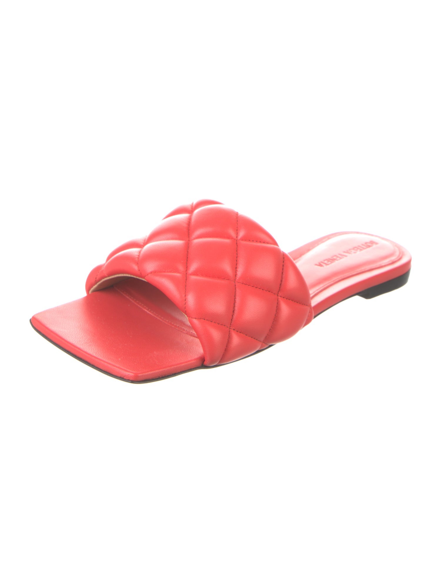 Bottega Veneta Leather Slides w/ Tags
