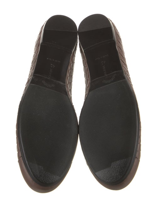 Bottega Veneta Intrecciato Weave Leather Ballet Flats