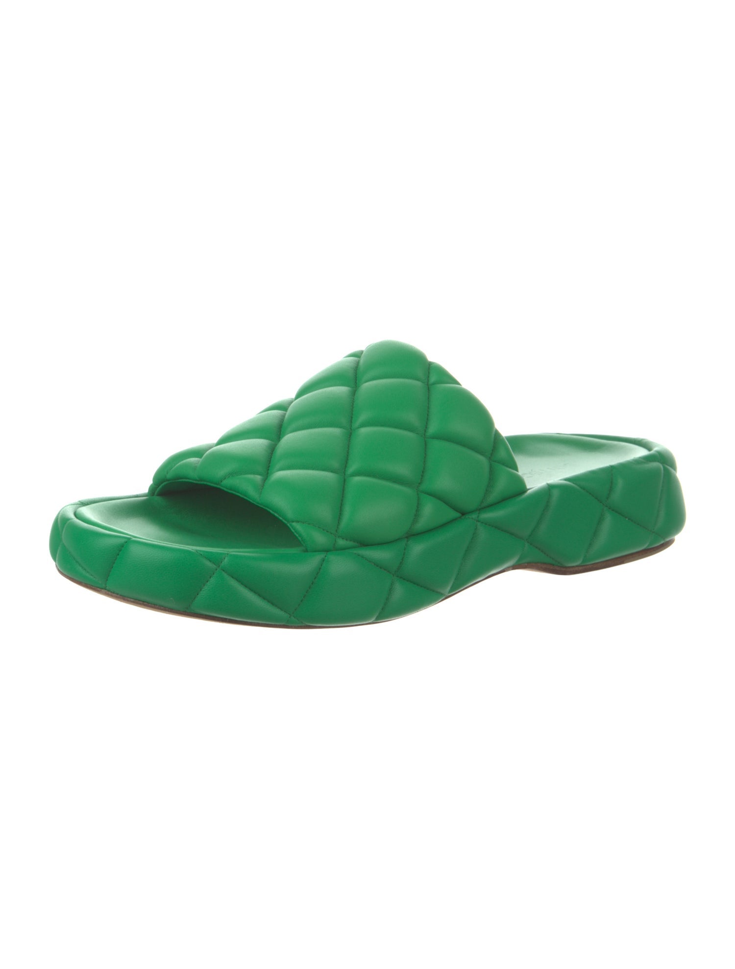 Bottega Veneta Leather Slides