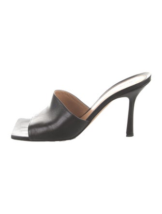 Bottega Veneta Leather Slides