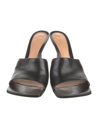 Bottega Veneta Leather Slides
