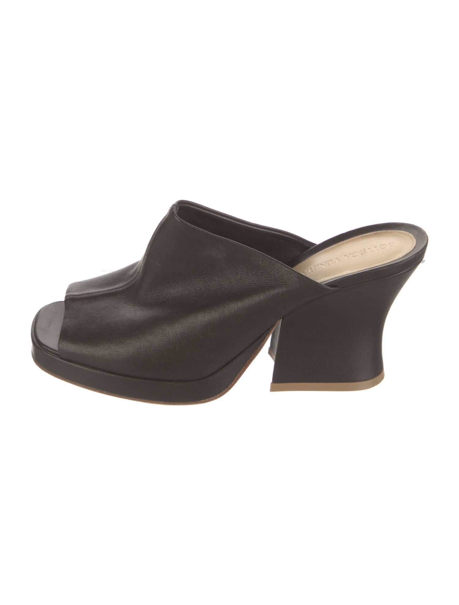 Bottega Veneta Leather Slides