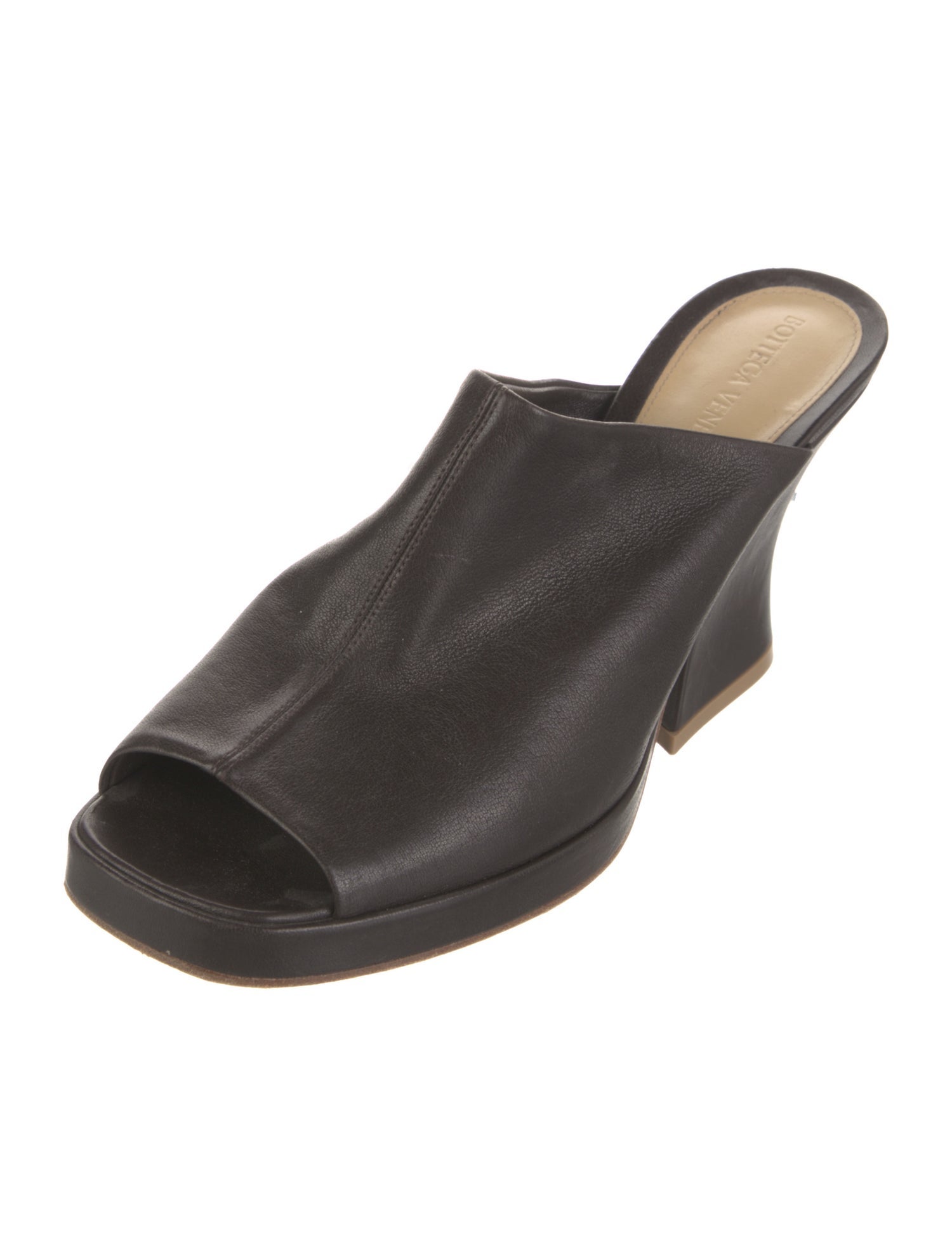 Bottega Veneta Leather Slides