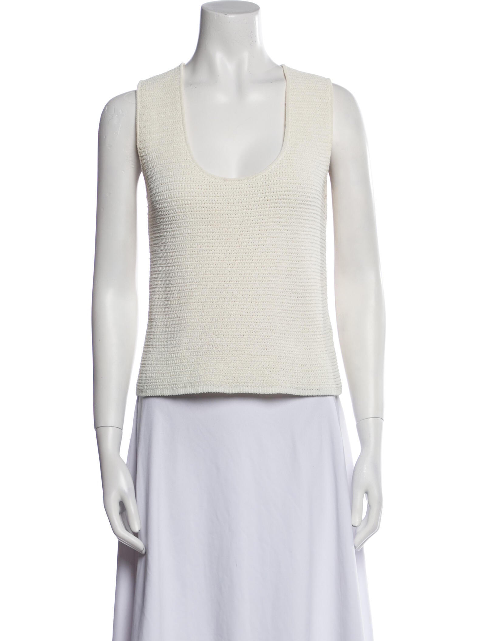 Bottega Veneta Scoop Neck Sleeveless Top