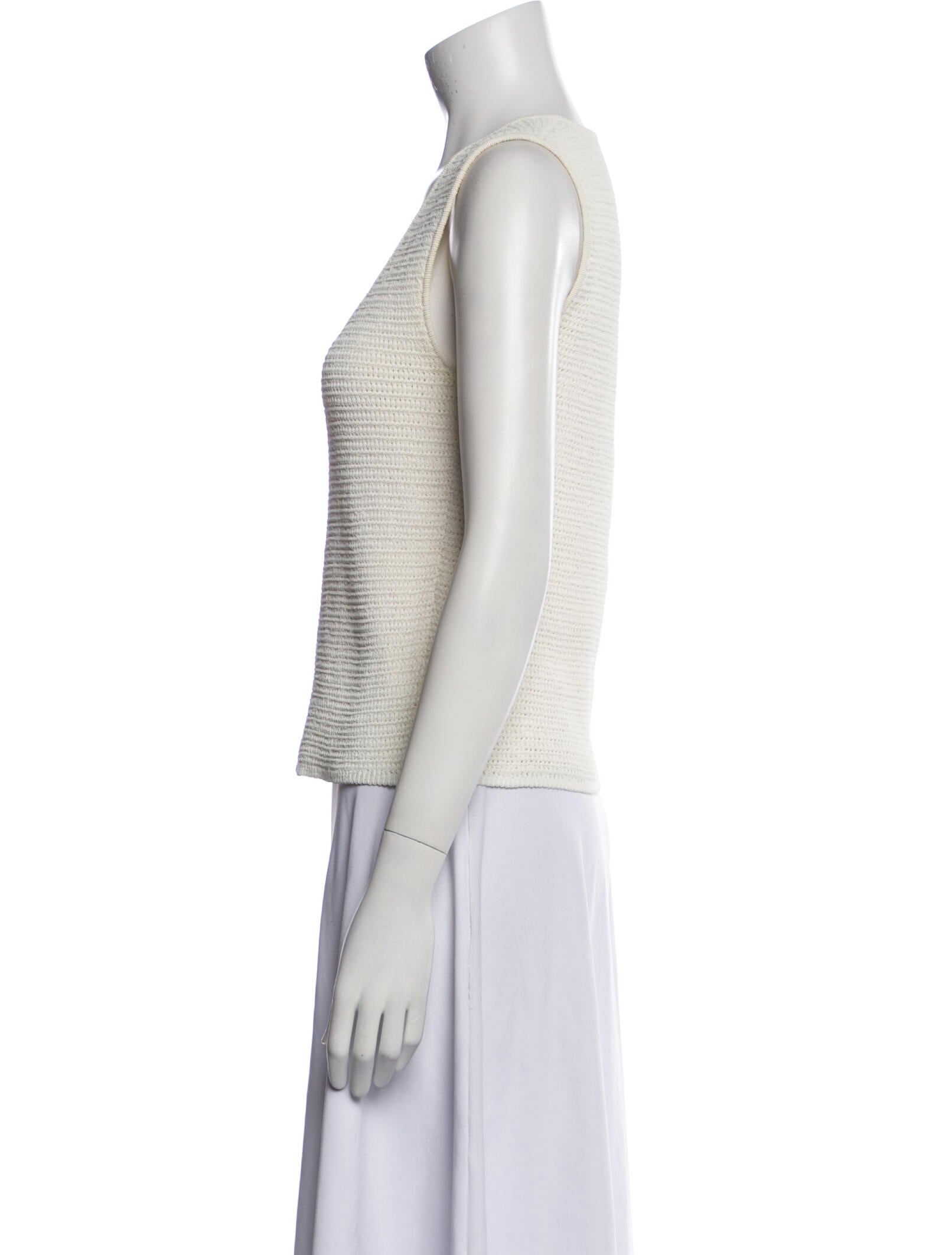 Bottega Veneta Scoop Neck Sleeveless Top