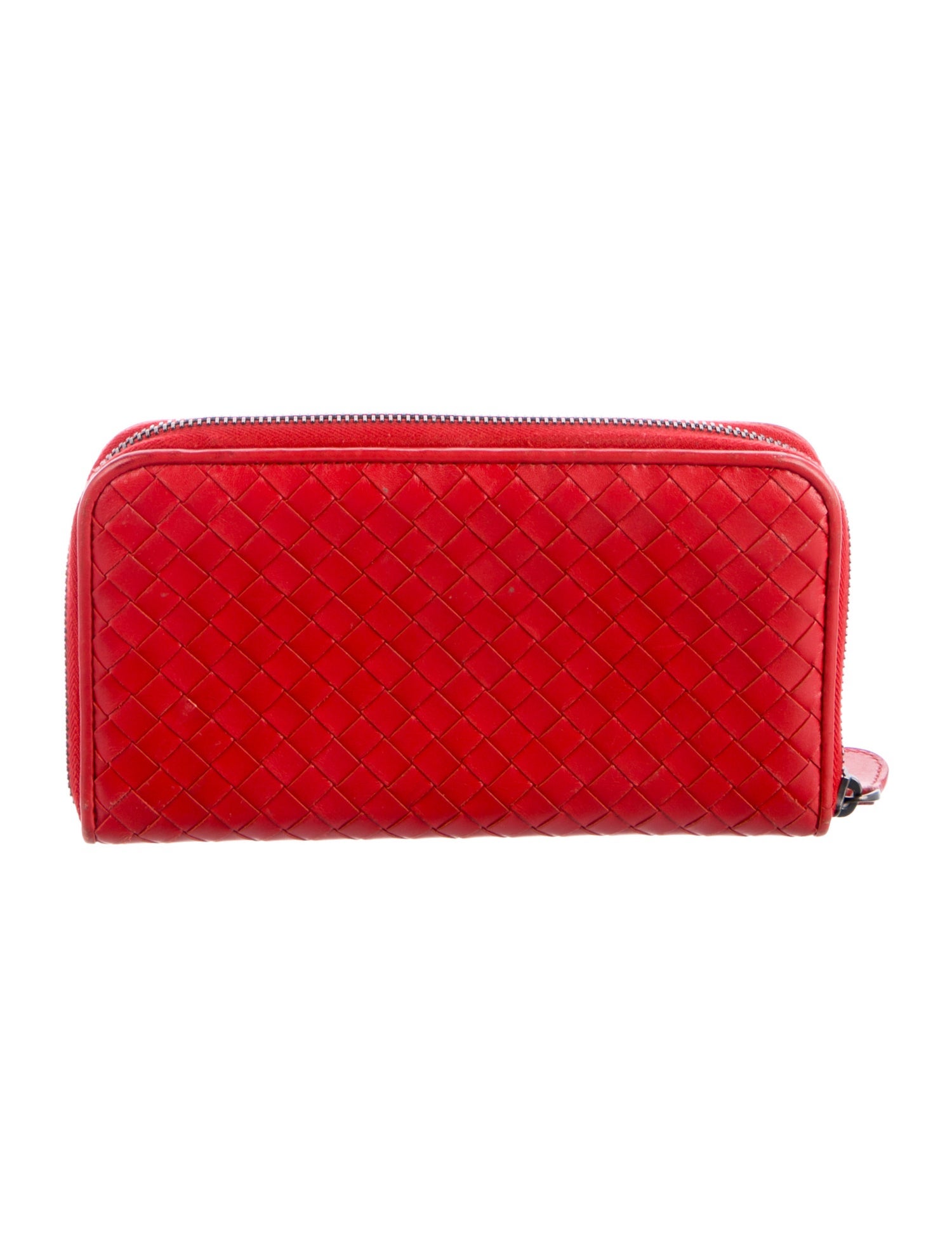 Bottega Veneta Vintage Intrecciato Weave Continental Wallet