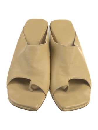 Bottega Veneta Leather Slides