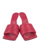 Bottega Veneta Quilted Pattern Leather Slides