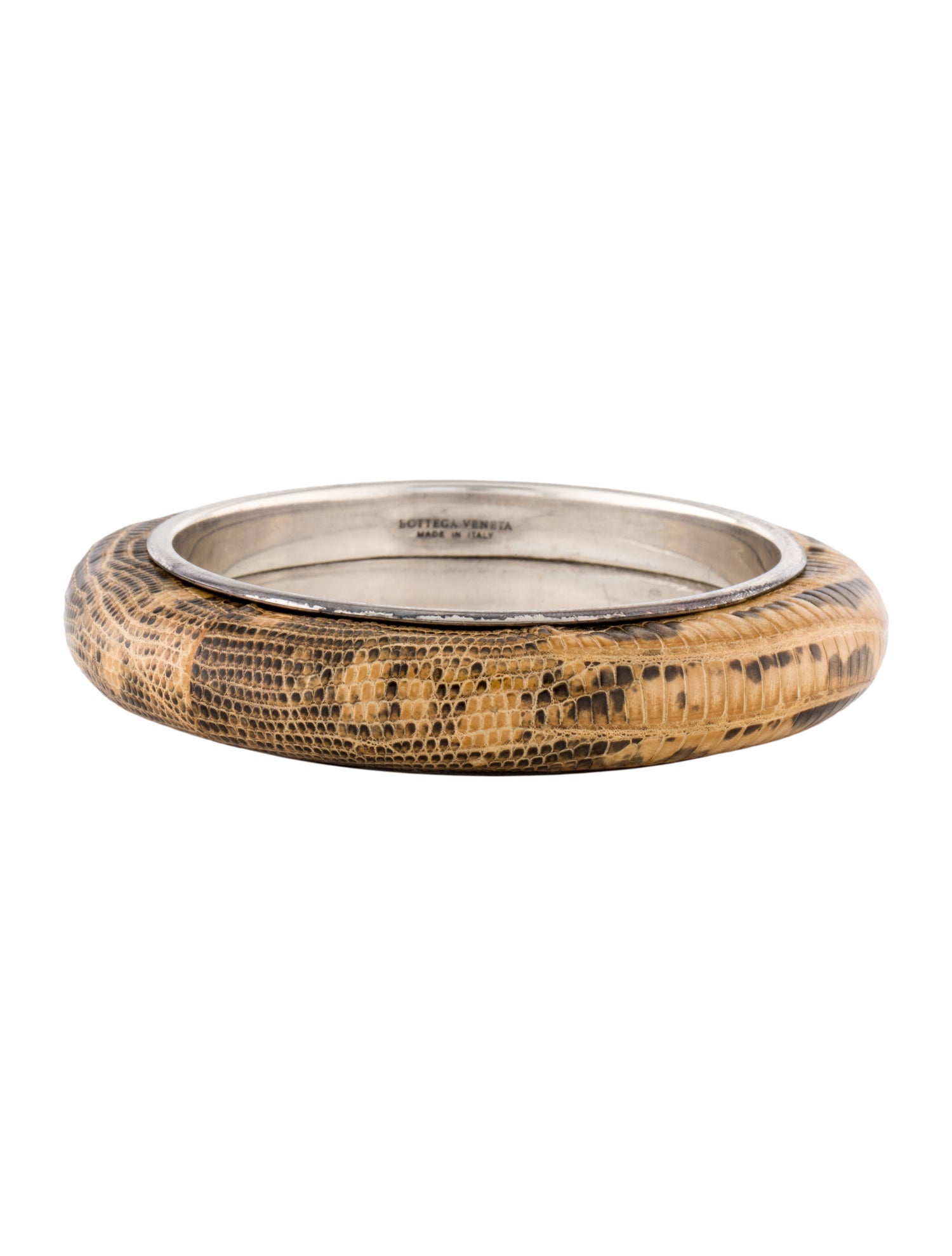 Bottega Veneta Python Bangle Bracelet