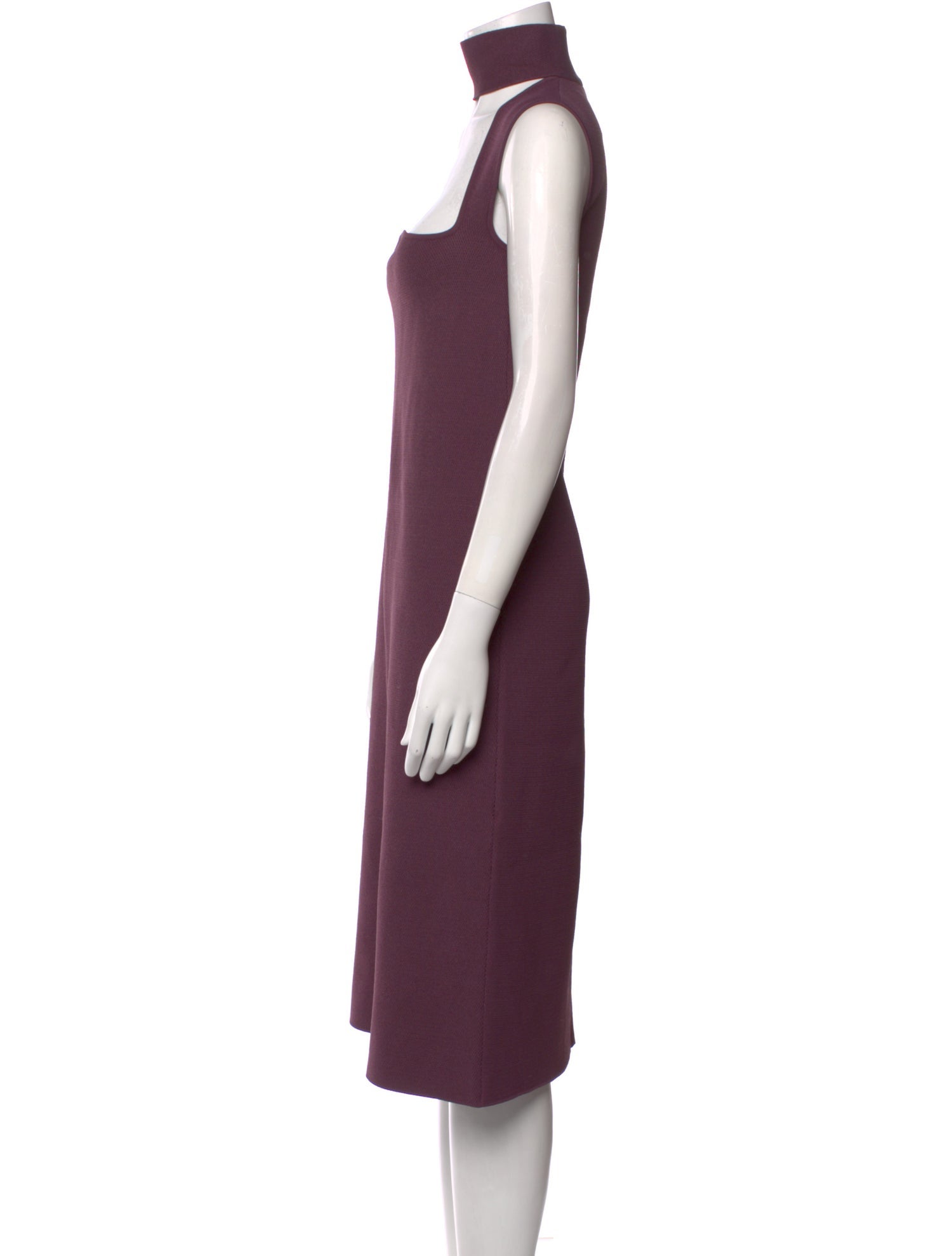 Bottega Veneta Square Neckline Midi Length Dress