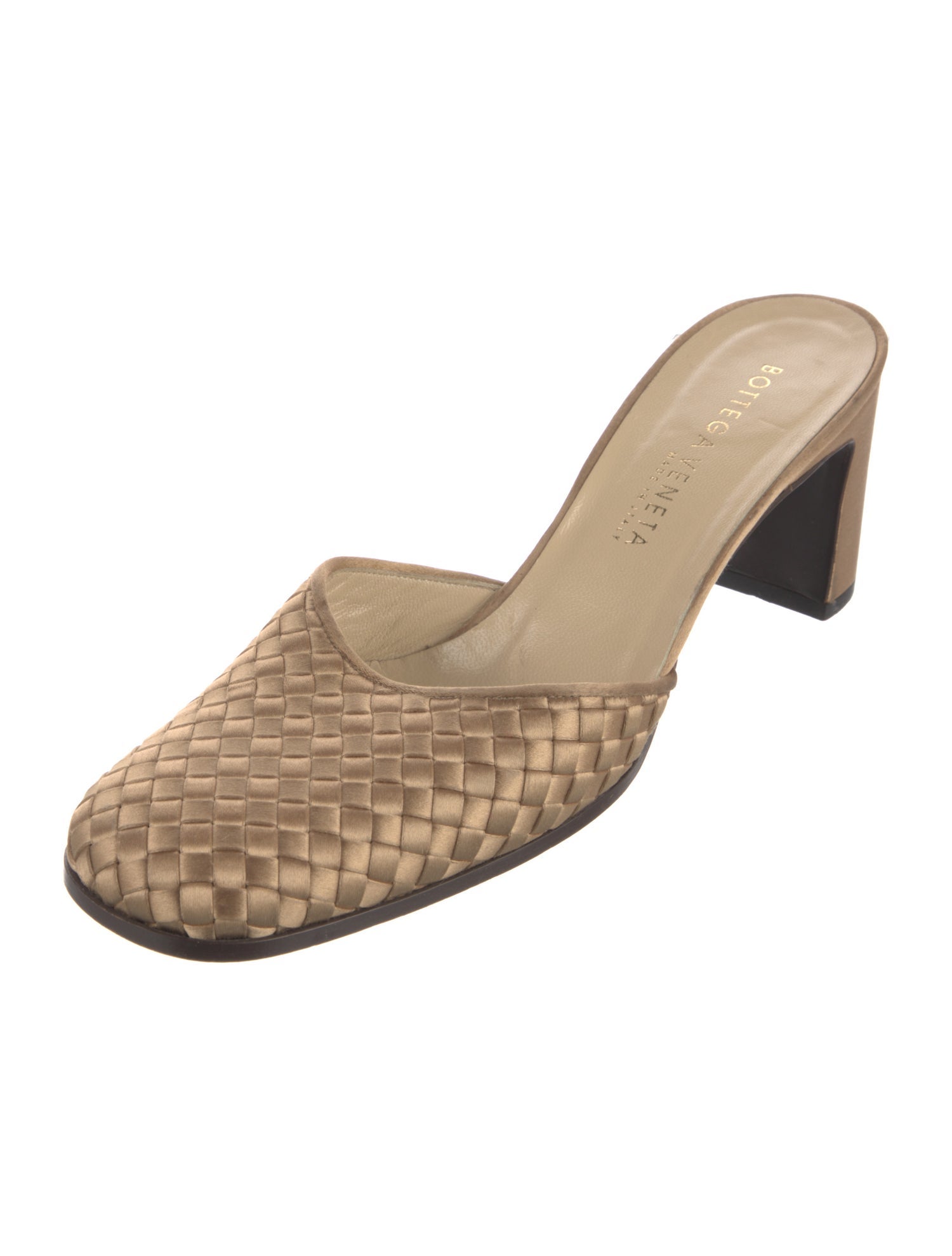 Bottega Veneta Vintage Intrecciato Weave Mules