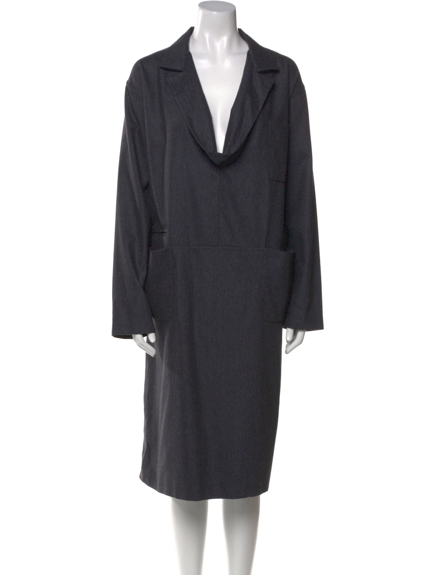 Bottega Veneta Wool Midi Length Dress