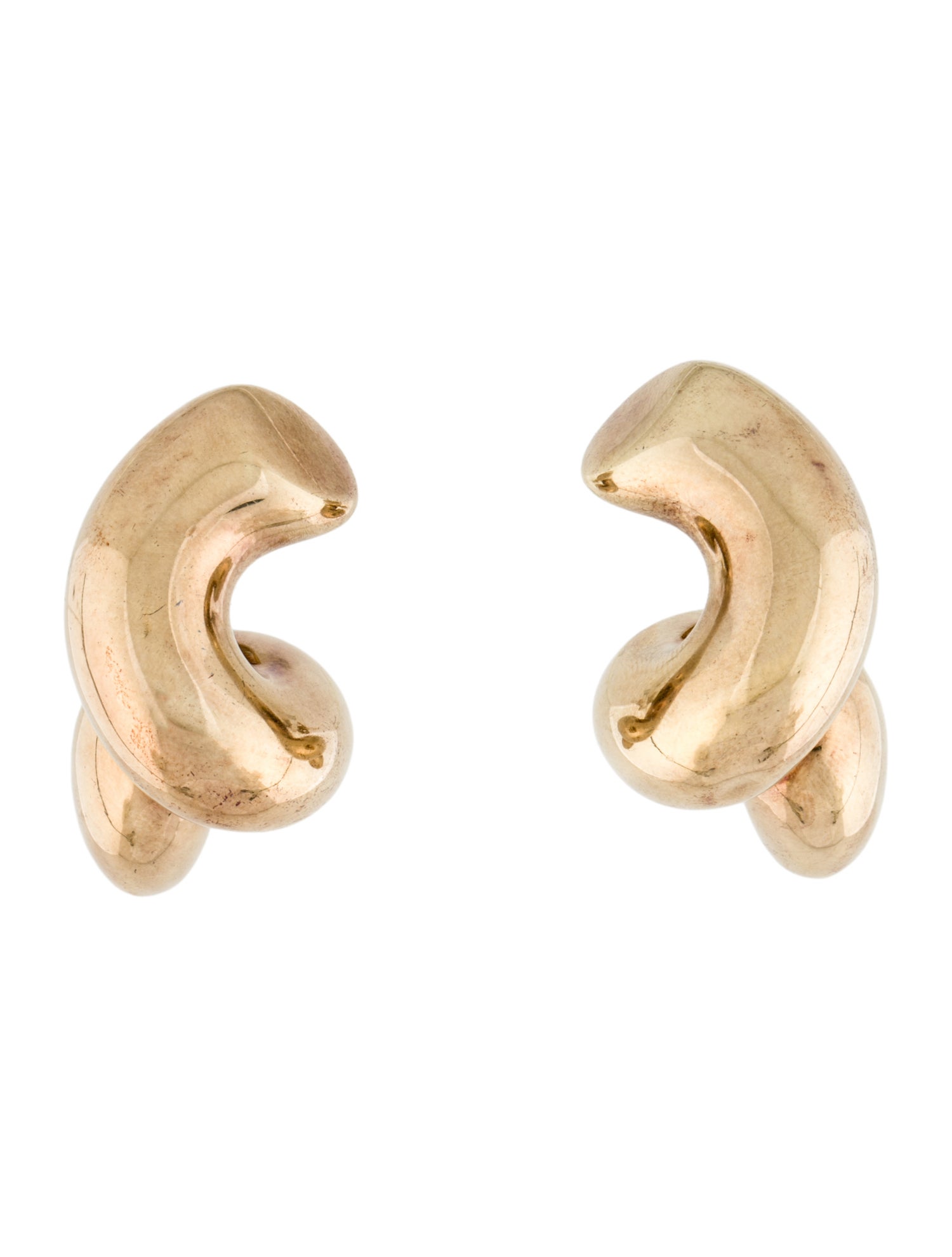Bottega Veneta Corkscrew Stud Earrings