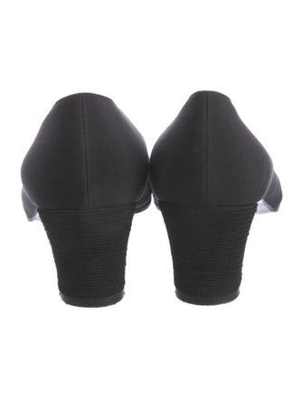 Bottega Veneta Intrecciato Weave Satin Pumps