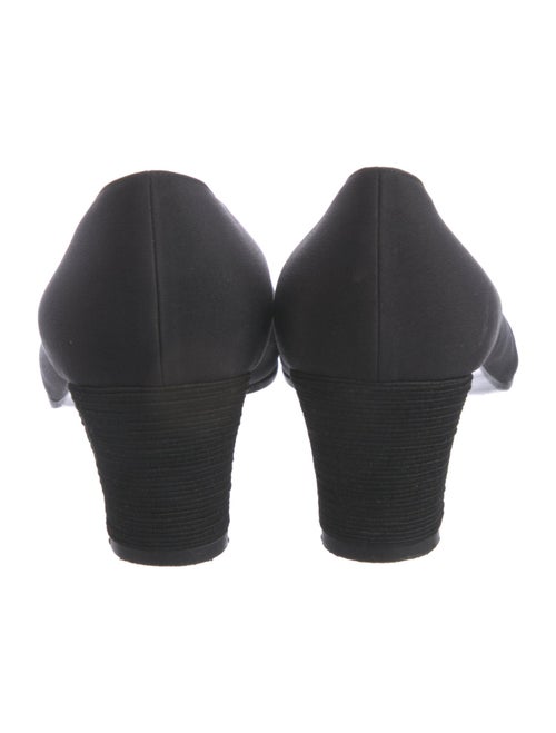 Bottega Veneta Intrecciato Weave Satin Pumps