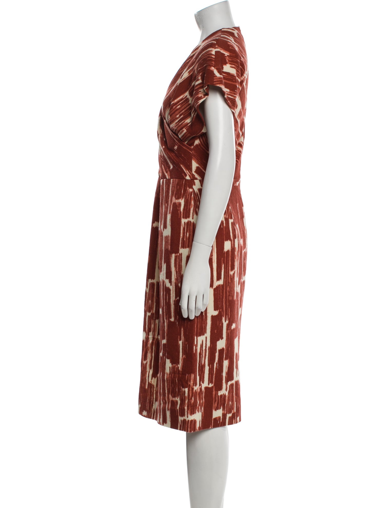 Bottega Veneta Silk Midi Length Dress