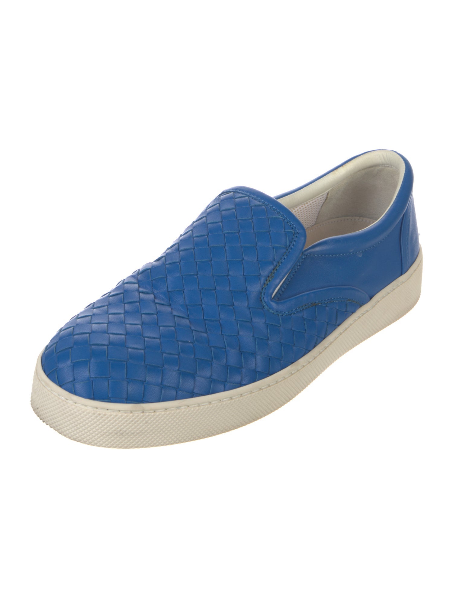 Bottega Veneta Intrecciato Weave Leather Sneakers