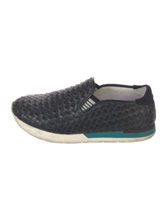 Bottega Veneta Intrecciato Weave Leather Sneakers