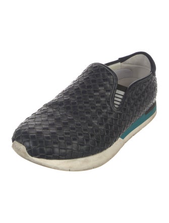 Bottega Veneta Intrecciato Weave Leather Sneakers