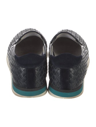 Bottega Veneta Intrecciato Weave Leather Sneakers