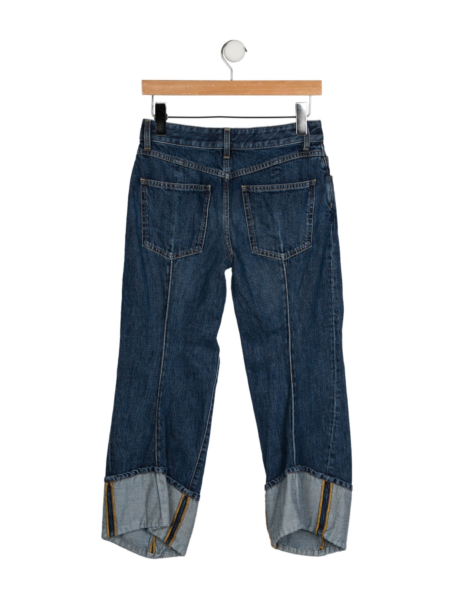 Bottega Veneta Mid-Rise Wide Leg Jeans
